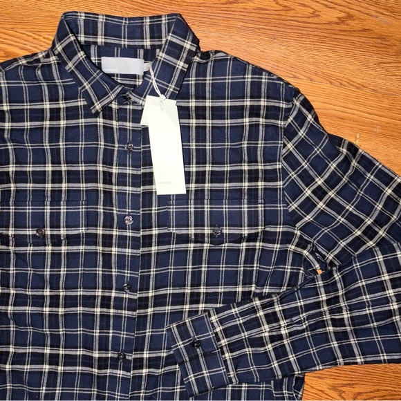 Vince Men’s Regular Fit Plaid Sport Shirt NWT $245 - Picture 2 of 10